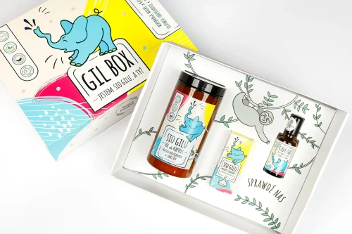 Zestaw Gil Box ( Sól 560g, olejek 30ml, olejek 15ml) (id: 6566)