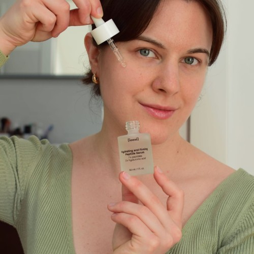 Nawilżająco Ujędrniające Serum Peptydowe. 7 x peptydy. 3 x kwas hialuronowy 30ml (id: 6578)