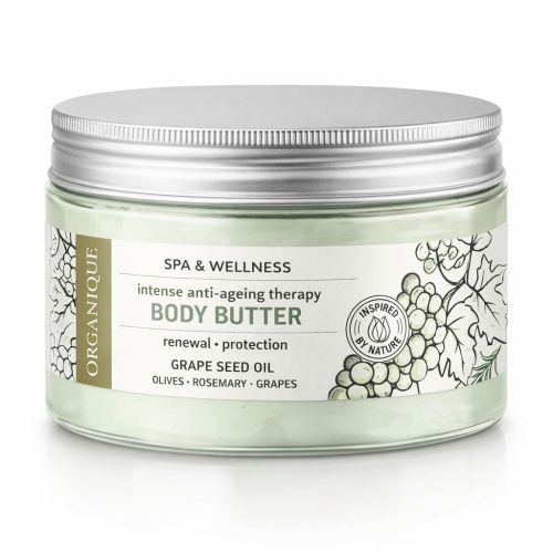 ORGANIQUE Professional SPA &amp; Wellness Masło do ciała Intense Anti-Ageing Therapy - Grape Seed Oil 450ml (id: 6650)