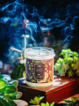 Zielona Herbata &amp; Figa świeca sojowa 300ml (id: 6656)