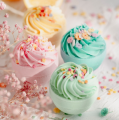 SWEET MOMENTS - Turquoise kula do kąpieli 140g