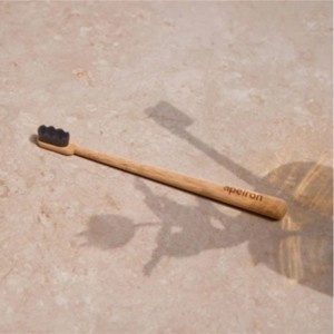 Szczoteczka do zębów, FINIDENT, bambusowa, ultracienkie włosie, czarna, Apeiron