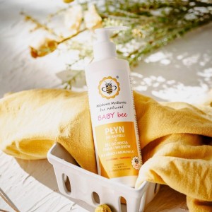 Płyn do kąpieli i żel do mycia ciała i włosów dla dzieci i niemowląt MIODOWO–OWSIANY, Baby Bee, 280ml