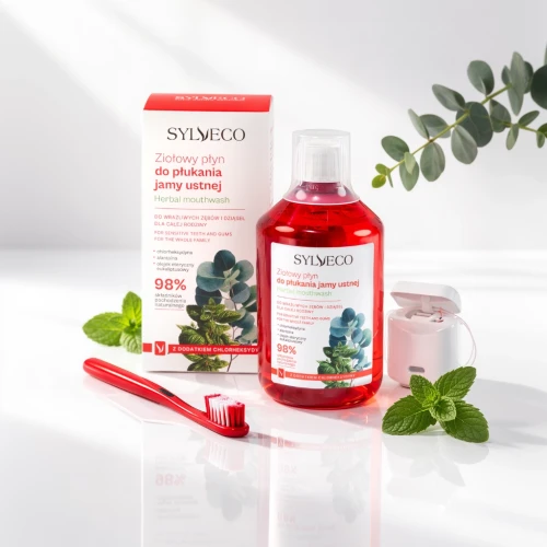 SYLVECO Ziołowy płyn do płukania jamy ustnej z chlorheksydyną 500ml (id: 6763)