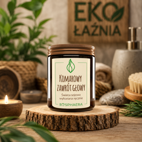 Sojowa świeca zapachowa Komarowy Zawrót Głowy 190g
