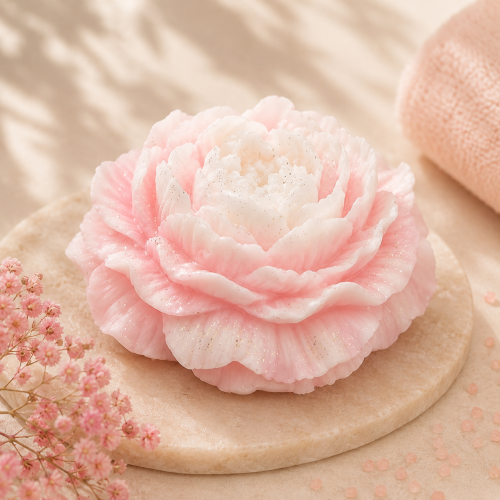 HANDMADE PEONY Mydło glicerynowe z brokatem 80g (id: 6806)