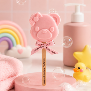 HANDMADE PINK MELON BEAR mydło glicerynowe 90ml