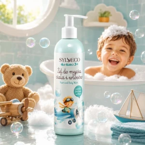 SYLVECO dla dzieci 3+ Żel do mycia ciała i włosów guma balonowa 300ml