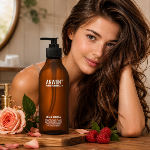 Anwen x Ministerstwo Szampon nawilżający Róża Malina 200ml (id: 6843)