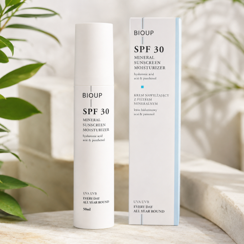 SPF 30 Krem nawilżający z filtrem mineralnym 50ml (id: 6128)