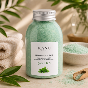 Sól musująca zielona herbata 250 g Kanu