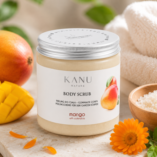 Peeling do ciała Mango z nagietkiem 350 g Kanu