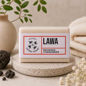 Mydło naturalne z pyłem wulkanicznym LAWA 110g