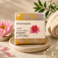 Naturalne mydło w kostce Kwiat Lotosu – ręcznie robione 100g Bosphaera