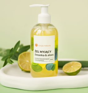 Żel myjący limonka & aloes NATURALNE ODŚWIEŻENIE I OCZYSZCZENIE 2w1