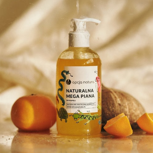 Naturalna Mega Piana do kąpieli dla dzieci 250ml Opcja Natura