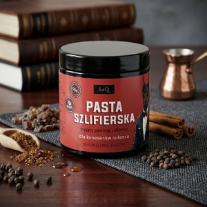 LaQ Męski cukrowy peeling myjący Zapach Seksu i Biznesu 220 g