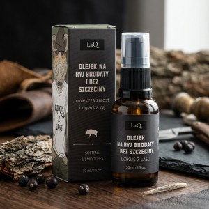 LaQ Łagodzący olejek do brody i po goleniu DZIKUS Z LASU 30 ml