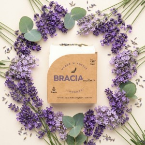 (Lawenda)2 | naturalne mydło w kostce 120ml Bracia Mydlarze