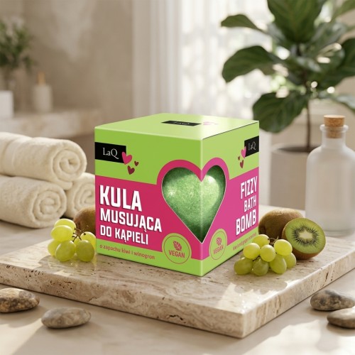 LaQ Kula do kąpieli KIWI I WINOGRONA 135g (id: 7047)