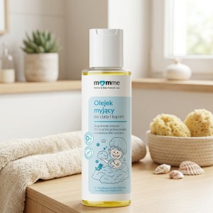 Olejek myjący do ciała i kąpieli od 1. dnia życia 150ml