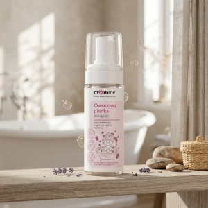 Owocowa pianka do kąpieli 150ml od 1. dnia życia Momme