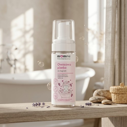 Owocowa pianka do kąpieli 150ml od 1. dnia życia