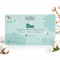 Wkładki higieniczne DUALFORM, z organicznej bawełny, niebielone chlorem, KOMPOSTOWALNE, 35 sztuk, Vivicot BIO (id: 7063)