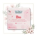 Wkładki higieniczne, SKŁADANE, z organicznej bawełny, niebielone chlorem, KOMPOSTOWALNE, 20 sztuk, Vivicot BIO (id: 7064)
