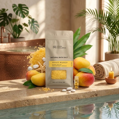 SWEET MANGO sól morska do kąpieli 1kg Stara Mydlarnia (id: 7074)