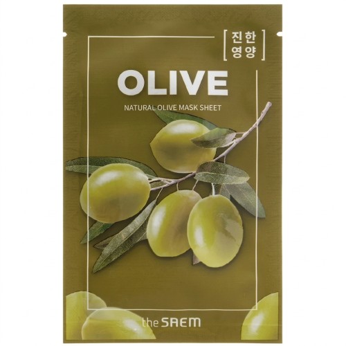 THE SAEM Natural Mask Sheet Maska na tkaninie Olive (id: 7080)