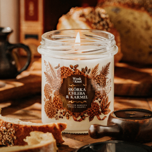 Świeca sojowa Skórka Chleba + Karmel 300ml