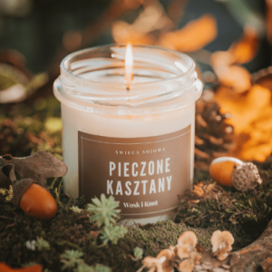 Pieczone Kasztany świeca sojowa 300ml