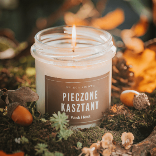 Pieczone Kasztany świeca sojowa 300ml (id: 7119)