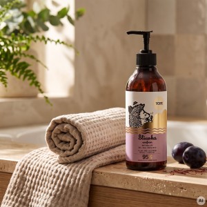 Naturalny żel pod prysznic Śliwka & szafran 400ml Yope