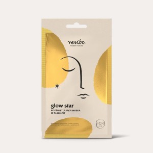 Glow Star rozświetlająca maska w płachcie  Resibo