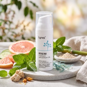 Krem z kwasem salicylowym 1% Koktajl algowy Puder bambusowy 50ml