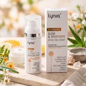 Aktywny krem rozświetlająco-wygładzający z kwasami AHA i PHA 5% 50ml