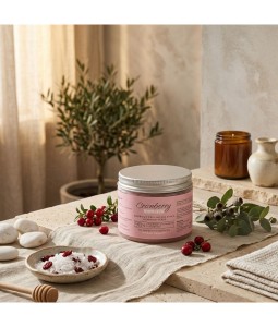 Cukrowy peeling do ciała Cranberry Glow 200 ml Nova Kosmetyka
