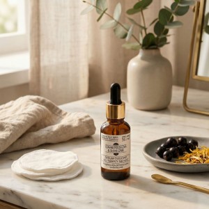Serum olejowe do twarzy na noc Czarna porzeczka & Słonecznik 30 ml Nova Kosmetyka