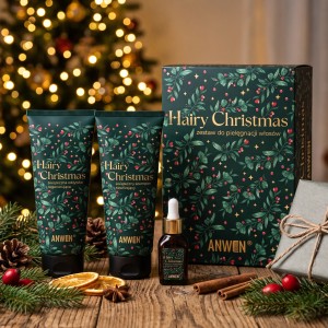 Hairy Christmas set (szampon - odżywka - serum) Anwen